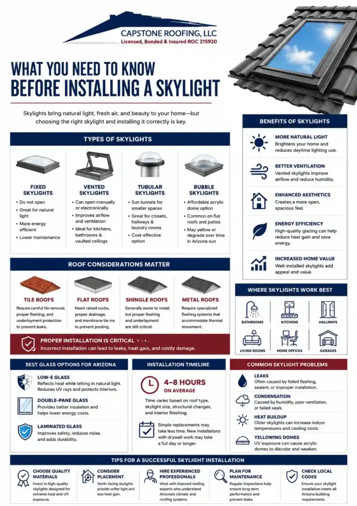 What You Need to Know Before Installing a Skylight in Phoenix